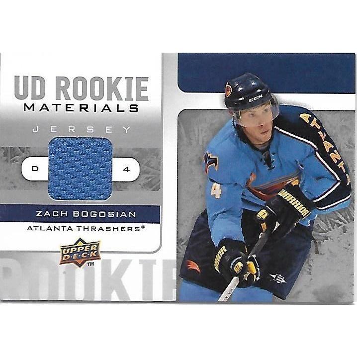 2008-09 Upper Deck Zach Bogosian Rookie Materials Jersey BB BUF