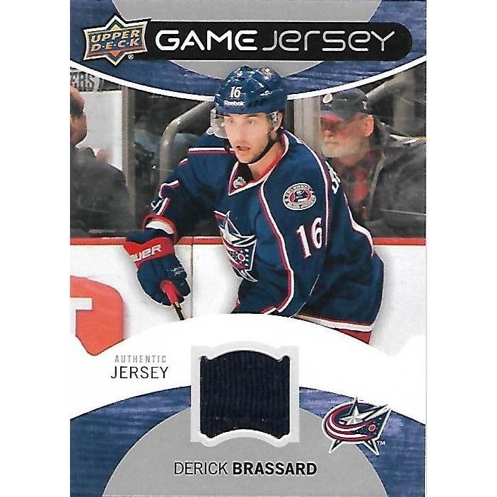 2012-13 Upper Deck Derick Brassard Game Jersey BB CLB
