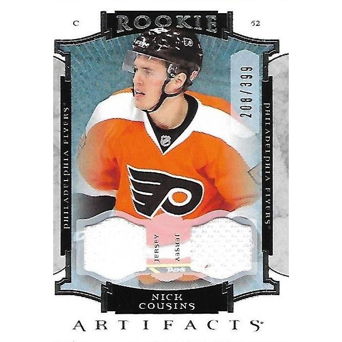 2015-16 Artifacts Nick Cousins Rookie Jerseys /399 BB PHI