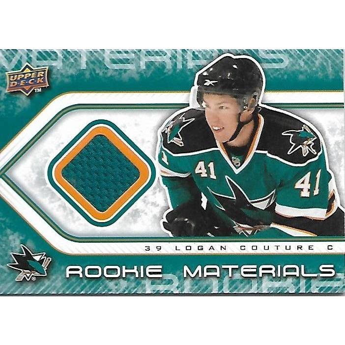 2009-10 Upper Deck Logan Couture Rookie Materials Jersey SJS