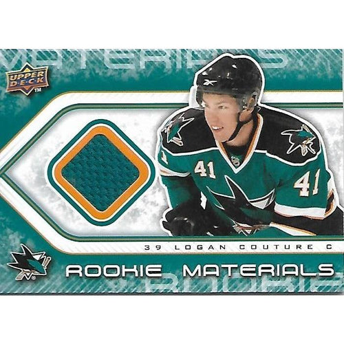 2009-10 Upper Deck Logan Couture Rookie Materials Jersey SJS