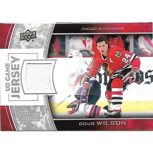 2013-14 Upper Deck Doug Wilson Game Jersey BB CHI