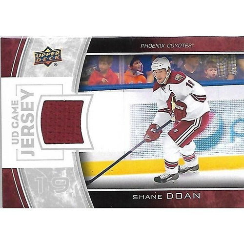 2013-14 Upper Deck Shane Doan Game Jersey BB ARI
