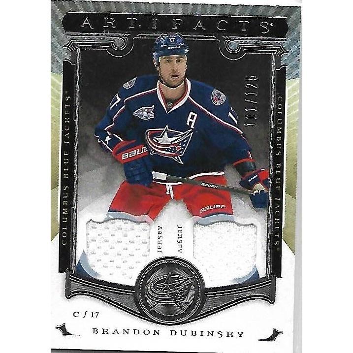2015-16 Upper Deck Artifacts Brandon Dubinsky Jersey /125 BB CLB