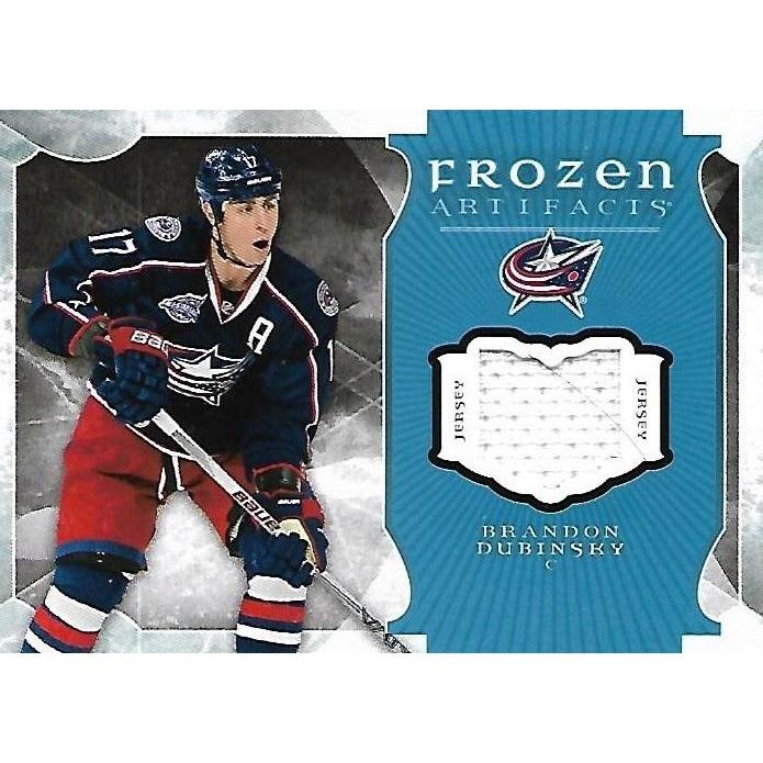 2015-16 Artifacts Brandon Dubinsky Frozen Artifacts Jersey BB CLB