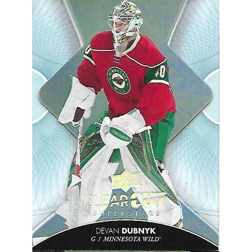 2017-18 Upper Deck Devan Dubnyk Clear Cut Superstars SP MIN