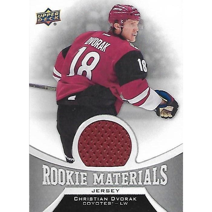 2016-17 Upper Deck Christian Dvorak Rookie Materials Jersey BB ARI