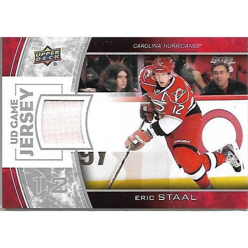 2013-14 Upper Deck Eric Staal Game Jersey BB CAR