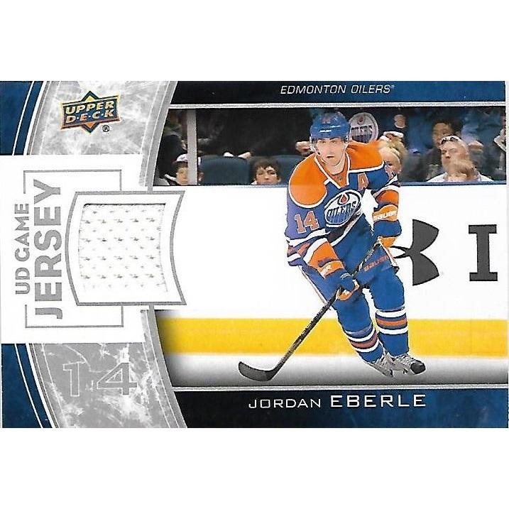 2013-14 Upper Deck Jordan Eberle Game Jersey BB EDM