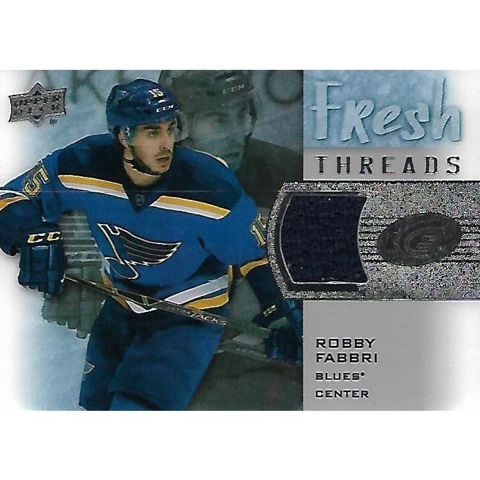 2015-16 Upper Deck Ice Robby Fabbri Fresh Threads Rookie Jersey BB STL