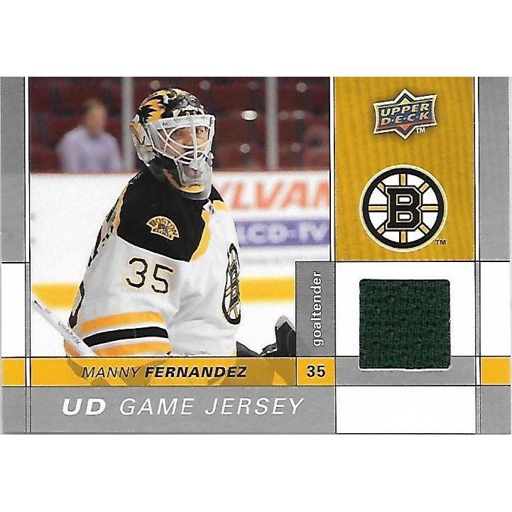 2009-10 Upper Deck Manny Fernandez Game Jersey BB BOS