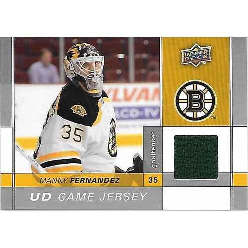 2009-10 Upper Deck Manny Fernandez Game Jersey BB BOS