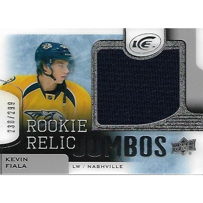 2015-16 Upper Deck Ice Kevin Fiala Rookie Relic Jumbos Jersey /299 BB NSH