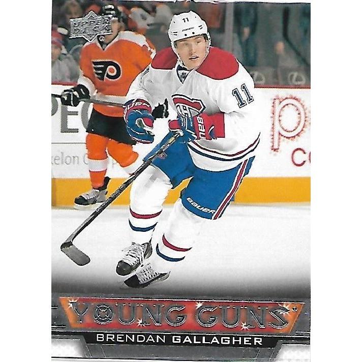 2013-14 Upper Deck Brendan Gallagher Young Guns Rookie #477 MTL