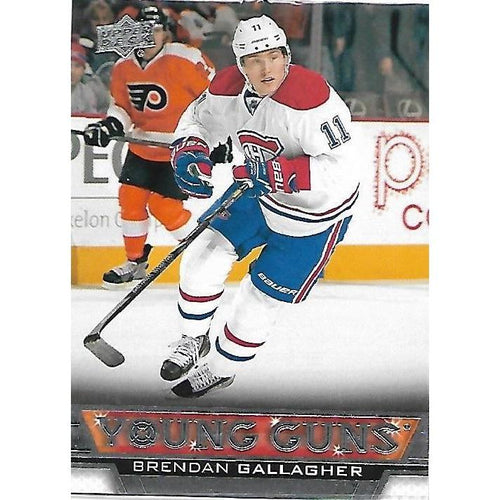 2013-14 Upper Deck Brendan Gallagher Young Guns Rookie #477 MTL