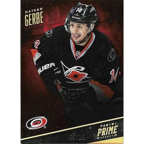 2013-14 Panini Prime Nathan Gerbe Gold Parallel /10 CAR