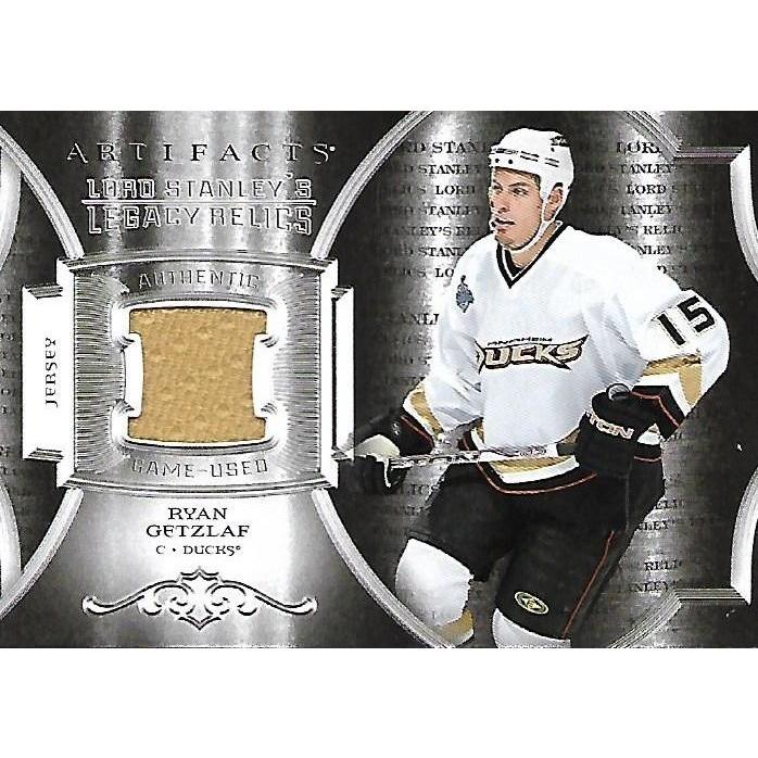 2015-16 Artifacts Ryan Getzlaf Lord Stanley's Legacy Relics Jersey BB ANA