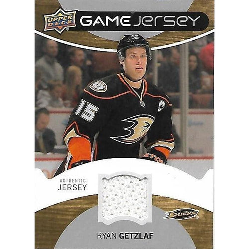 2012-13 Upper Deck Ryan Getzlaf Game Jersey BB ANA