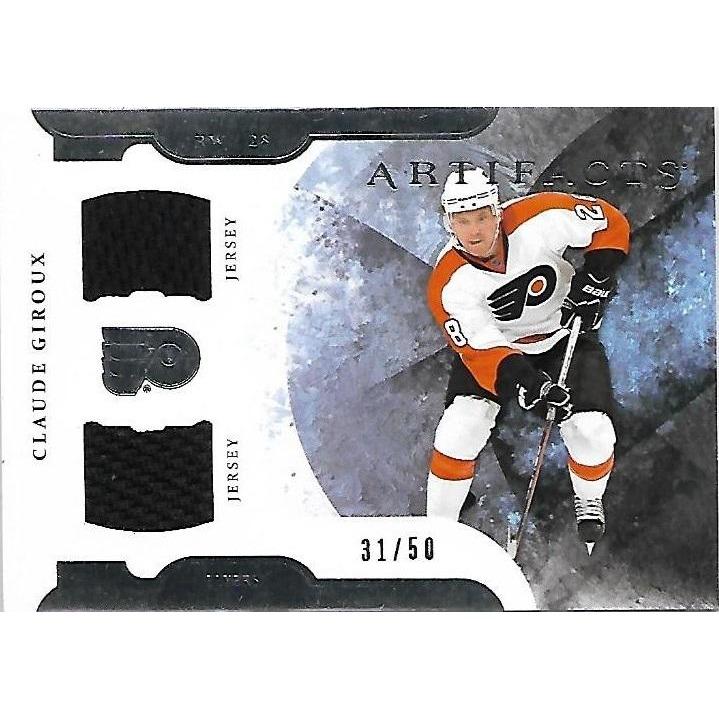 2011-12 Upper Deck Artifacts Claude Giroux Jersey /50 PHI
