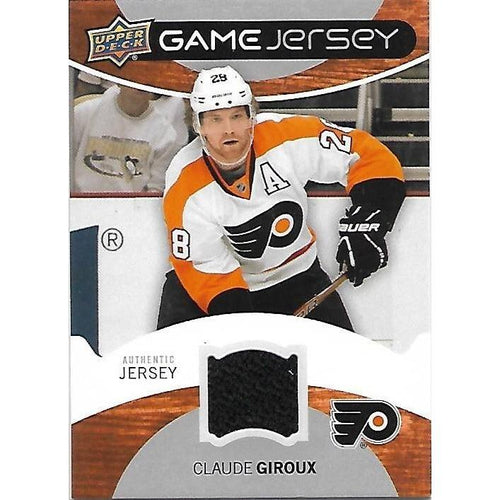 2012-13 Upper Deck Claude Giroux Game Jersey BB PHI