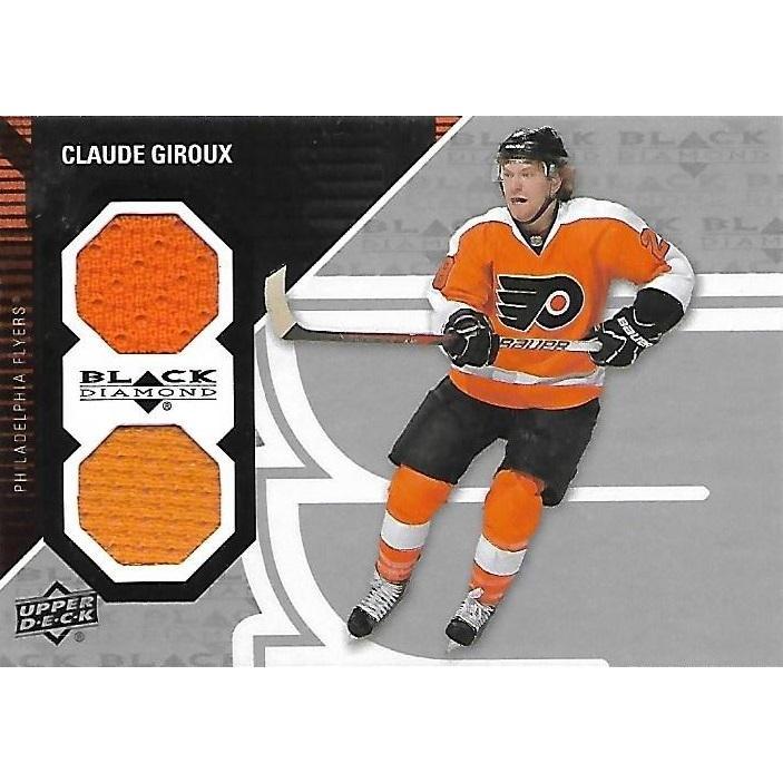 2011-12 Upper Deck Black Diamond Claude Giroux Jersey BB PHI