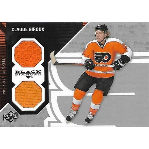 2011-12 Upper Deck Black Diamond Claude Giroux Jersey BB PHI