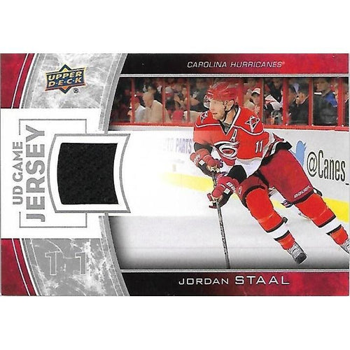 2013-14 Upper Deck Jordan Staal Game Jersey BB CAR