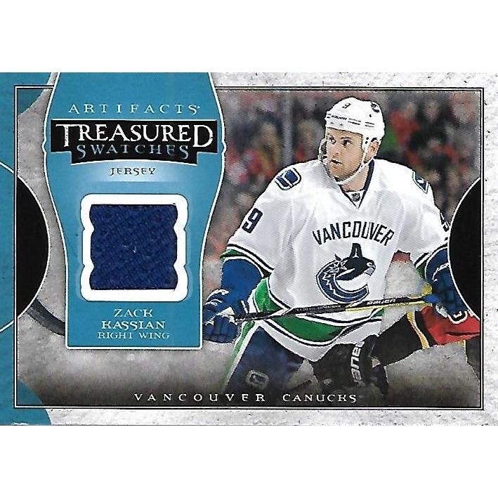 2015-16 Artifacts Zack Kassian Treasured Swatches Jersey BB VAN