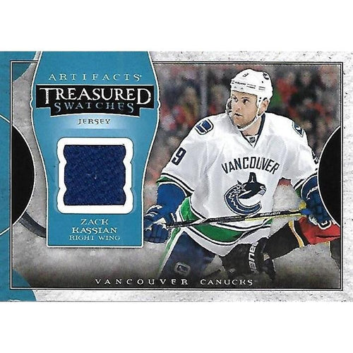 2015-16 Artifacts Zack Kassian Treasured Swatches Jersey BB VAN