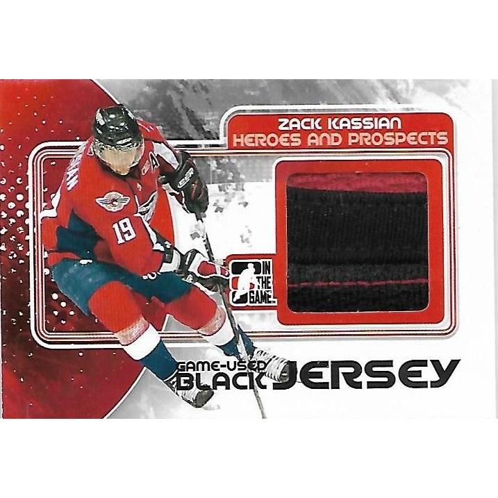 2010-11 ITG In The Game Heroes and Prospects Zack Kassian Black Jersey /120 BB EDM