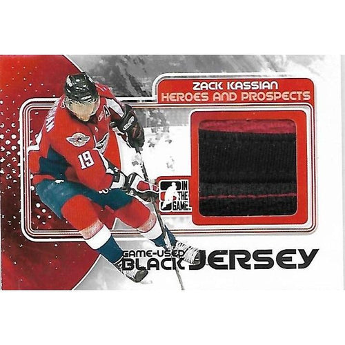 2010-11 ITG In The Game Heroes and Prospects Zack Kassian Black Jersey /120 BB EDM