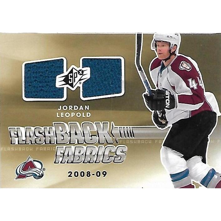 2011-12 Upper Deck SPx Jordan Leopold Flashback Fabrics BB COL