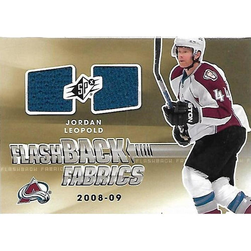 2011-12 Upper Deck SPx Jordan Leopold Flashback Fabrics BB COL