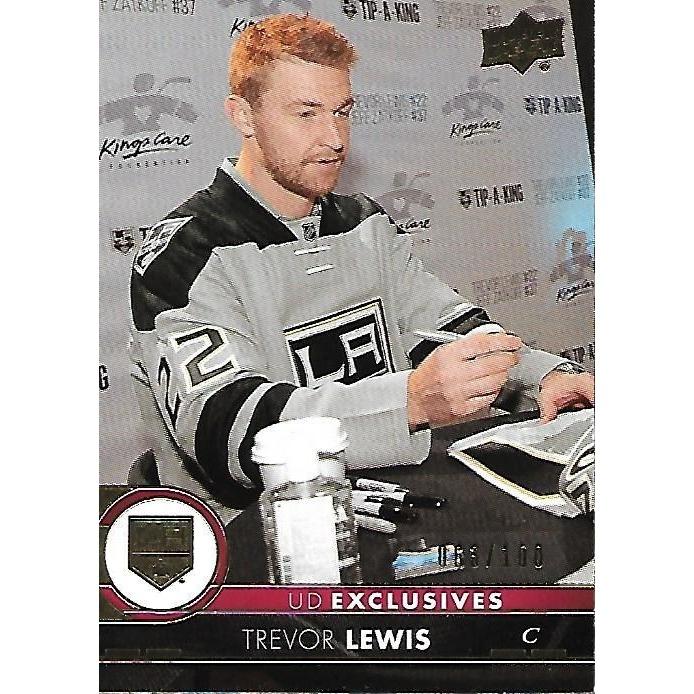 2017-18 Upper Deck Trevor Lewis Exclusives /100 #92 LAK