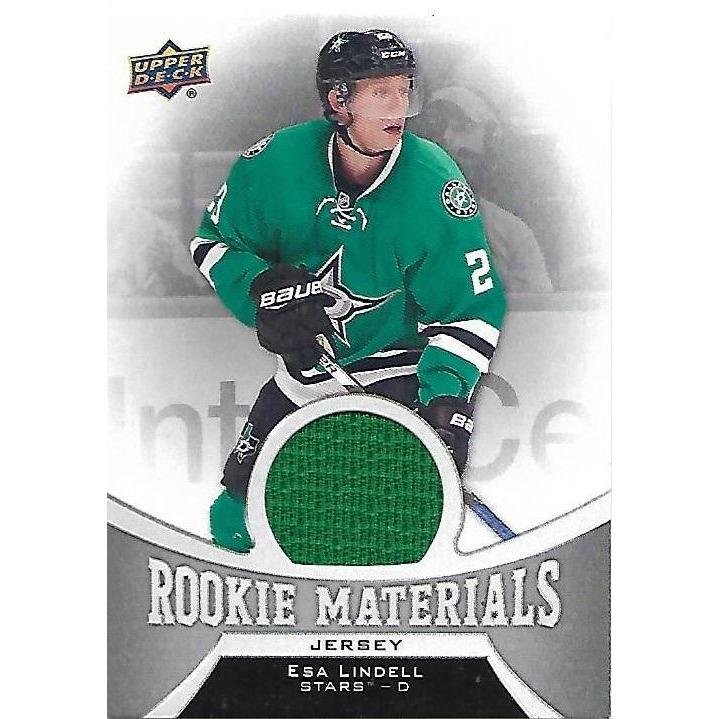 2016-17 Upper Deck Esa Lindell Rookie Materials Jersey BB DAL