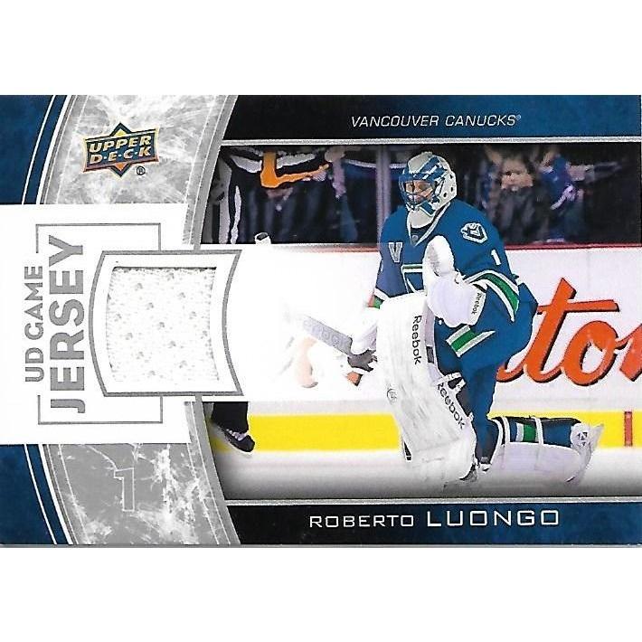 2013-14 Upper Deck Roberto Luongo Game Jersey BB VAN