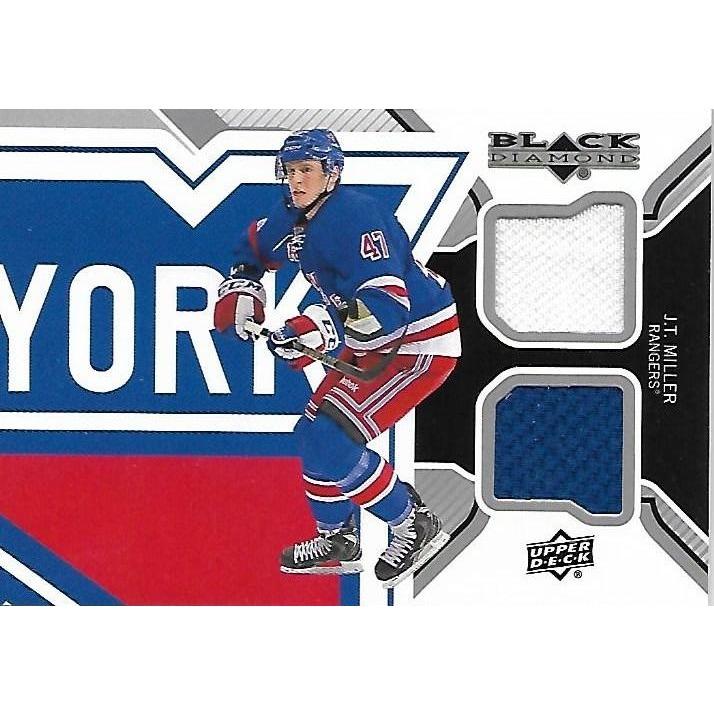 2013-14 Upper Deck Black Diamond J.T. Miller Rookie Jersey BB NYR