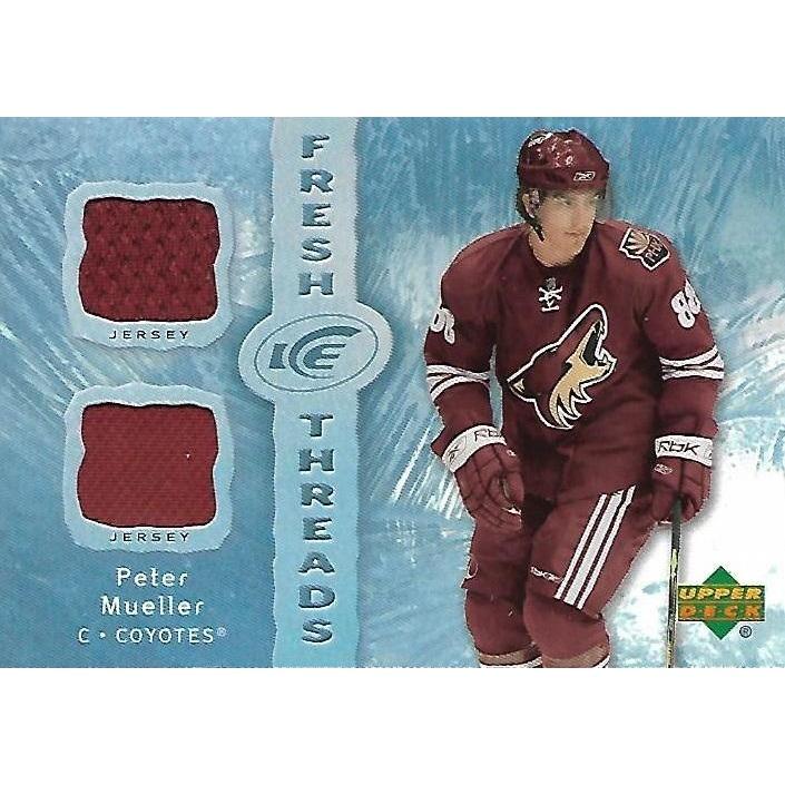 2007-08 Upper Deck Ice Peter Mueller Fresh Threads Jersey BB ARI