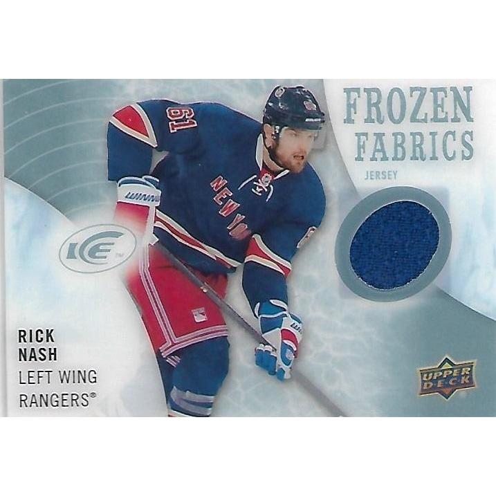 2014-15 Upper Deck Ice Rick Nash Frozen Fabrics Jersey BB NYR