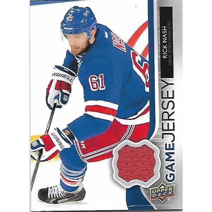 2014-15 Upper Deck Rick Nash Game Jersey BB NYR