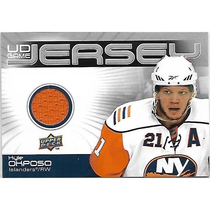 2010-11 Upper Deck Kyle Okposo Game Jersey BB NYI