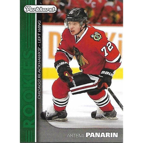 2015-16 Upper Deck Parkhurst Artemi Panarin Rookie Green CHI