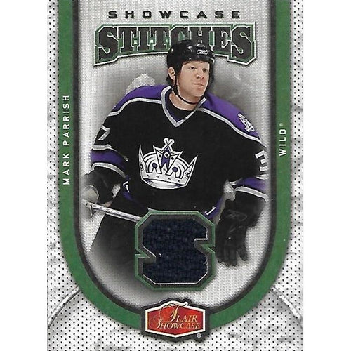 2006-07 Flair Showcase Mark Parrish Stitches Jersey BB LAK