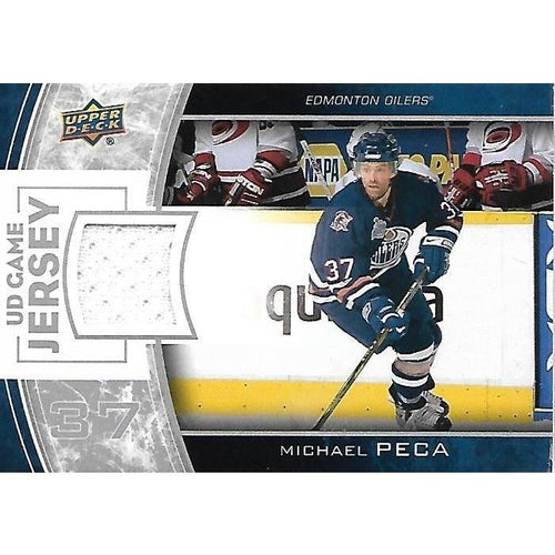 2013-14 Upper Deck Michael Peca Game Jersey BB EDM