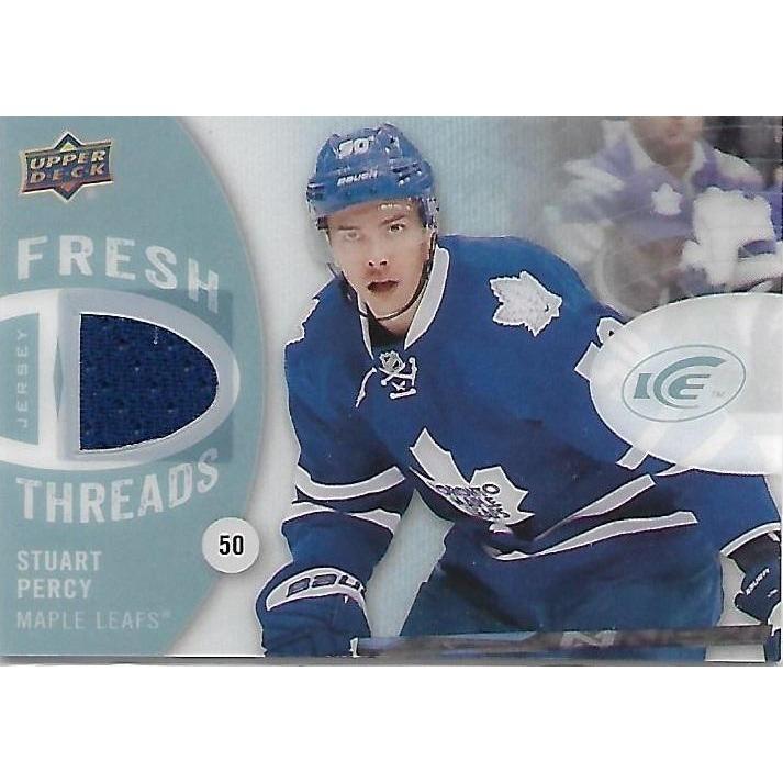 2014-15 Upper Deck Ice Stuart Percy Fresh Threads Rookie Jersey BB TOR