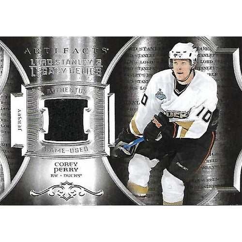 2015-16 Artifacts Corey Perry Lord Stanley's Legacy Relics Jersey BB ANA