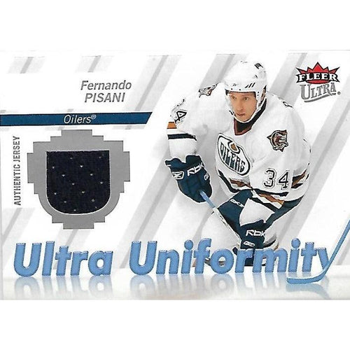 2007-08 Fleer Ultra Fernando Pisani Ultra Uniformity Jersey BB EDM