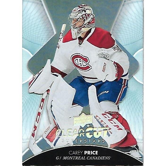 2017-18 Upper Deck Carey Price Clear Cut Superstars SP MTL