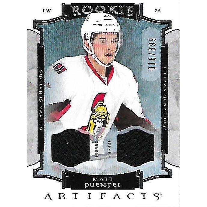2015-16 Artifacts Matt Puempel Rookie Jerseys /399 BB OTT