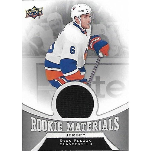 2016-17 Upper Deck Ryan Pulock Rookie Materials Jersey BB NYI